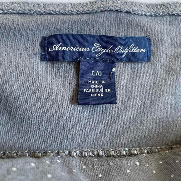 Gray American Eagle polka dot cami - Picture 4 of 7